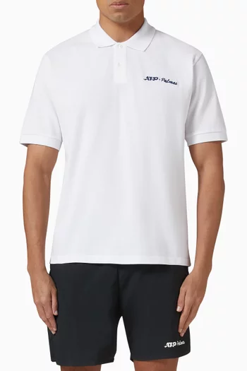 x ATP Polo Shirt in Cotton Pique