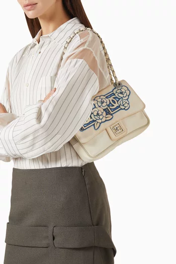 2005 Sports Camelia Flap Bag in Nylon