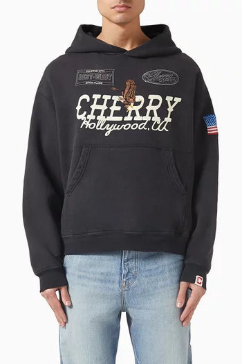 Hollywood Pullover Hoodie in Cotton