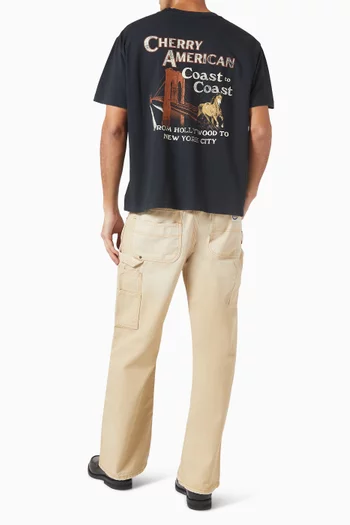 Coast to Coast Boxy T-shirt in Cotton