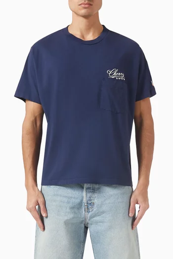 Five Star Boxy Pocket T-shirt in Cotton