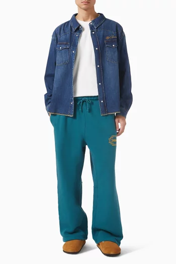 تي شيرت بجيب وقصة مربعة وخمس نجوم قطن