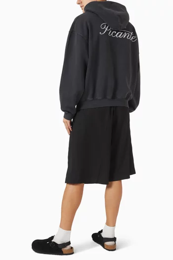 Tailor Chain Stitch Hoodie in Cotton