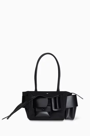 Boyy Bobby 23 Soft Inside-Out Bag in ECONYL® Nylon & Calfskin Leather.