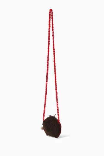 Ladybug Beaded Bag