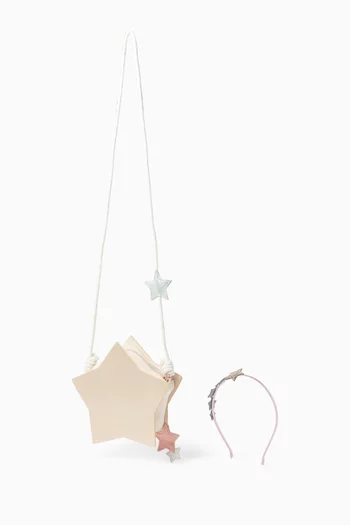Super Sparkle Star Bag & Headband Set