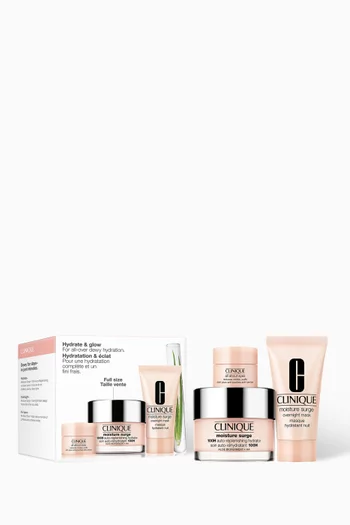 Hydrate + Glow: Moisture Surge Set For All-Over Dewy Hydration