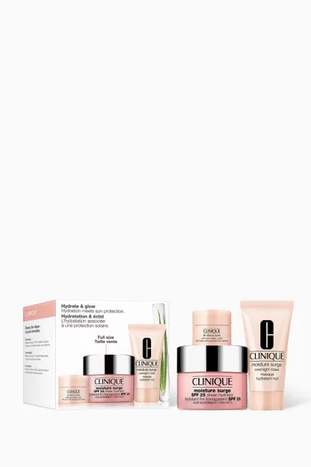 Hydrate + Glow: Moisture Surge Set For Hydration Meets Sun Protection