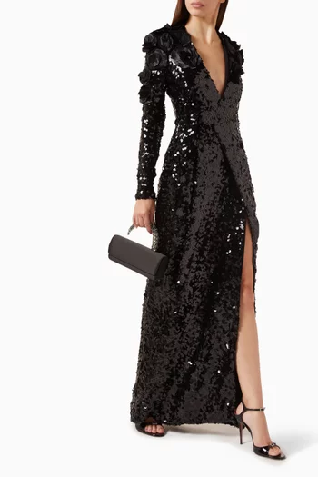 Biolume Sequin-embellished Gown