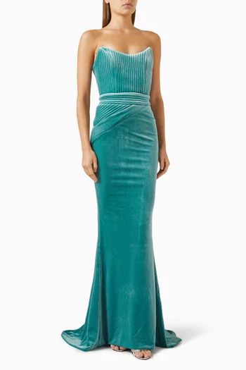 Reine De Reinettes Gown in Velvet