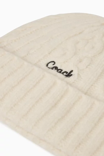 Logo-embroidered Beanie