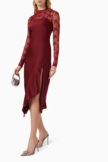 فستان ياسميلز متوسط الطول