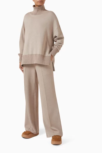 Wide-leg Pants 30" in DoubleSoft®