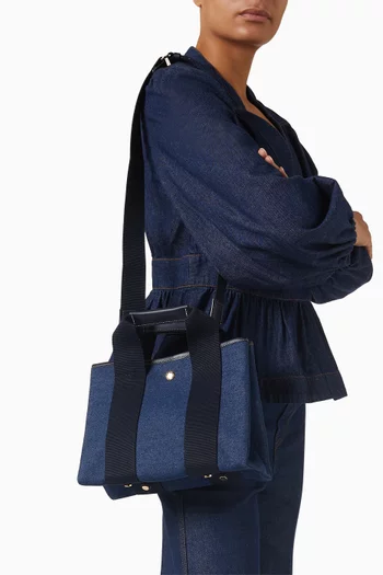 Small Traversee Tote Bag in Wool