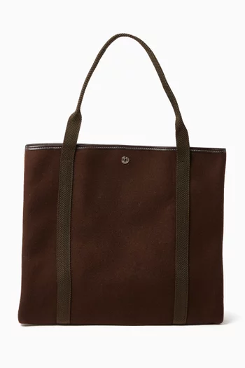 Large Traversee Tote Bag in Wool