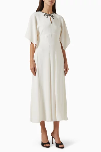 Bow-tie Midi Dress