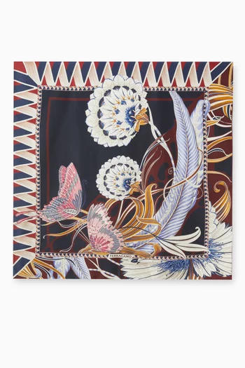 Giada Print Scarf in Silk