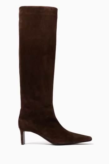 Ona 55 Knee Boots in Suede