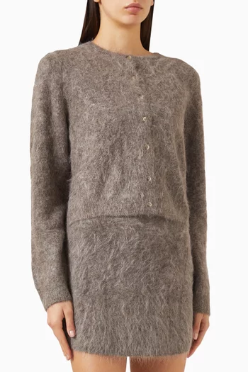 كارديغان مزيج صوف ألبكة