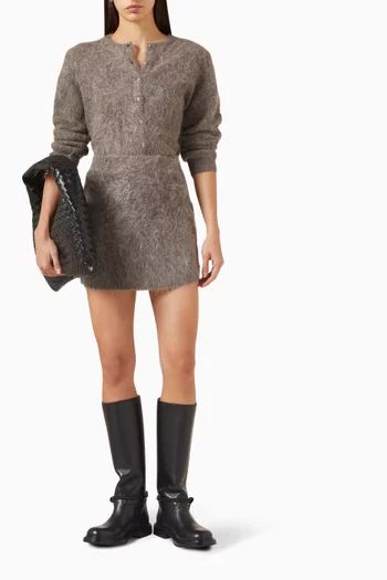 Mini Skirt in Alpaca-blend