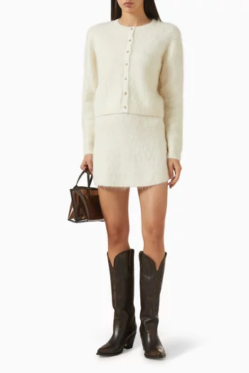 Mini Skirt in Alpaca-blend