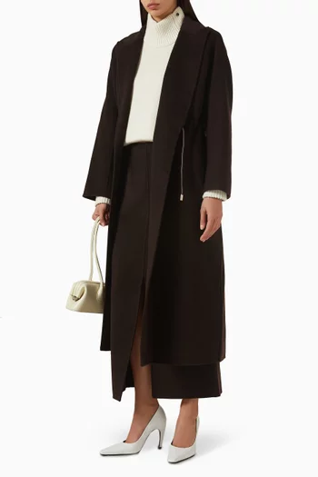 Button Turtleneck Sweater in Cashmere