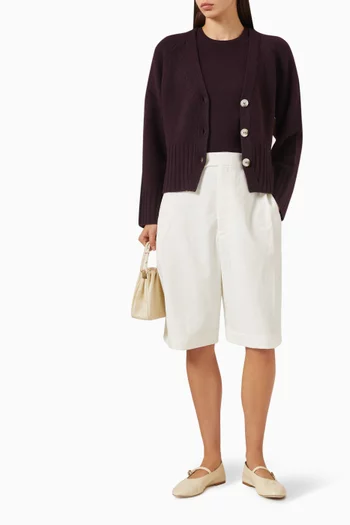 سترة بفتحة رقبة مستديرة كشمير