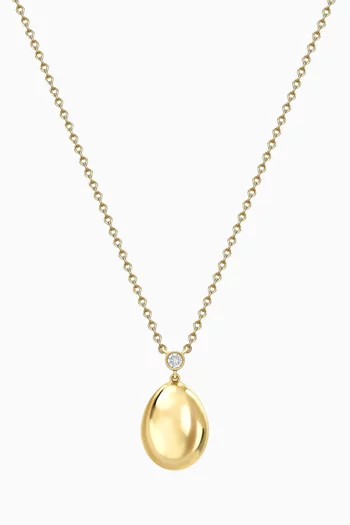 Petite Pendant Necklace in 18kt Yellow Gold