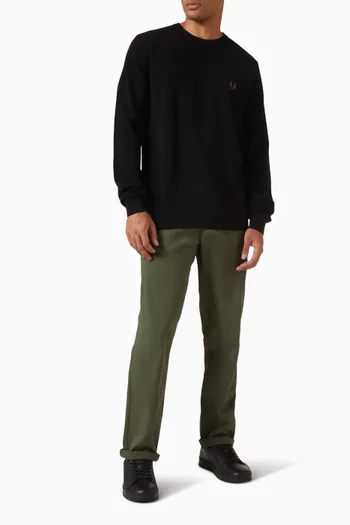 Stitch Sweater in Piqué