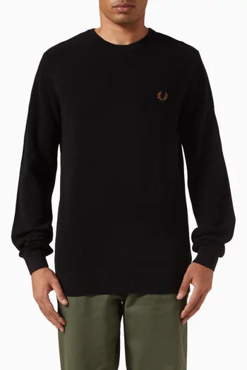 Stitch Sweater in Piqué