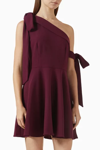 Theresa Asymmetric Mini Dress