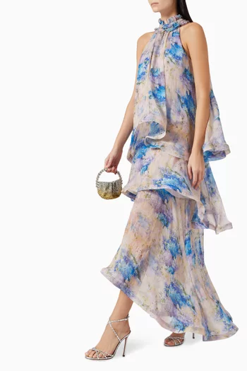 Briony Floral-print Gown