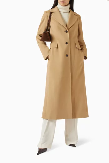 معطف ميا طويل صوف