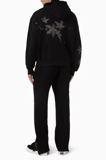 كنزة بغطاء رأس هوثورن بسحّاب