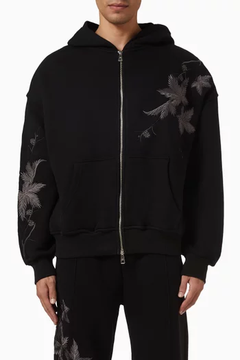 كنزة بغطاء رأس هوثورن بسحّاب