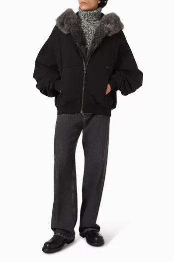 Hooded Sweatshirt in Cotton