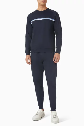 سويت شيرت بشعار الماركة قطن تيري