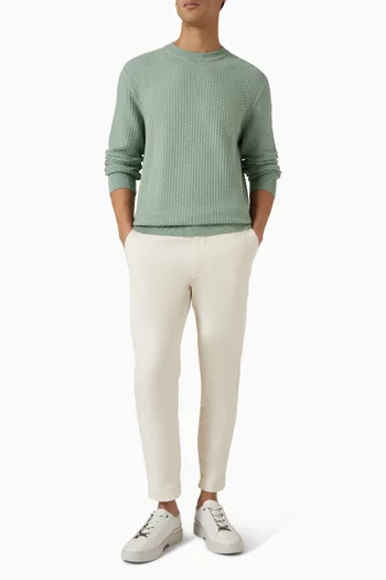 سترة منسوجة قطن