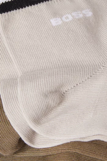 جوارب بخطوط قطن مطاطي