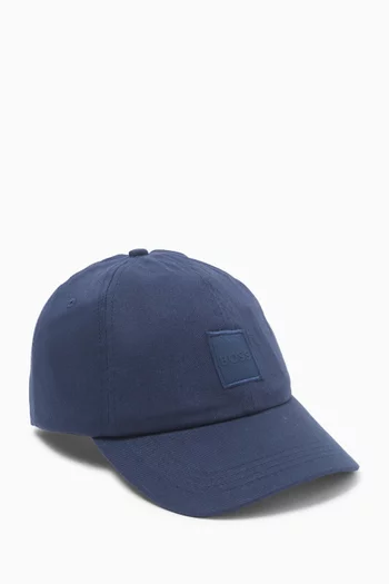 Logo Patch Cap in Cotton