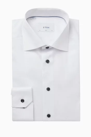 Solid Shirt in Signature Twill