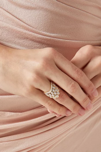 Blossom Diamond Ring in 14kt Gold