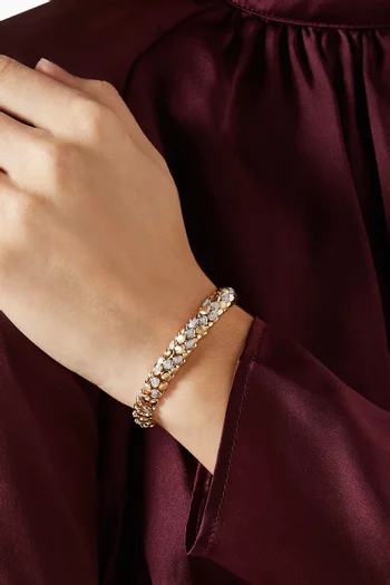 Small Blossom Bangle in 14kt Gold