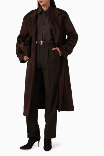 Bea Straight-Leg Suit Pants