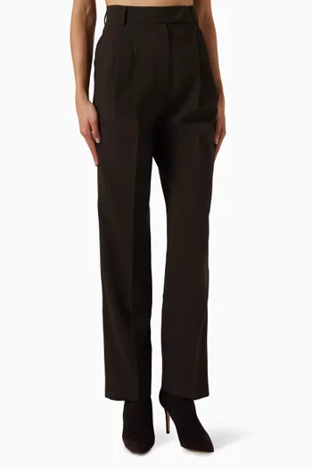 Bea Straight-Leg Suit Pants