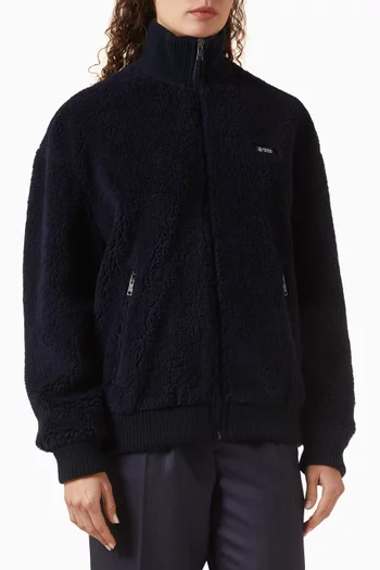 Logo Jacket in Fleece