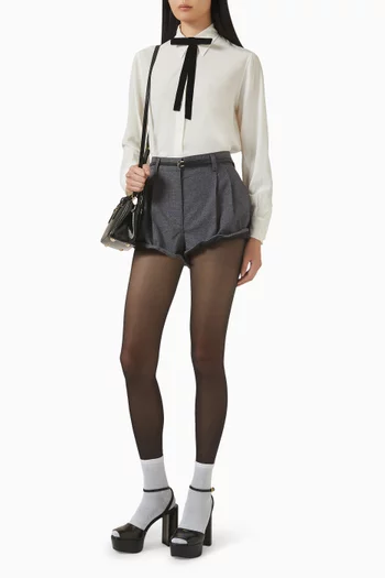 Grisaille Shorts in Wool