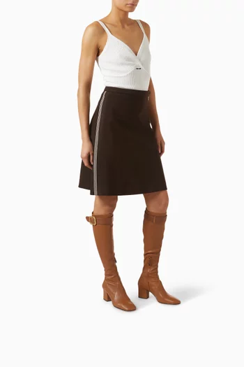 حذاء بوت بإبزيم جلد نابا