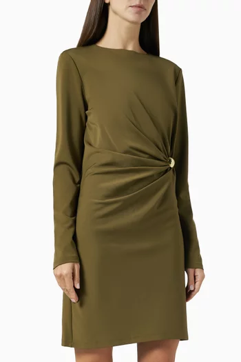 Mailey Embellished Mini Dress in Jersey