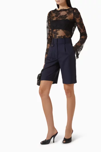 Arlo Pleated Suit Shorts